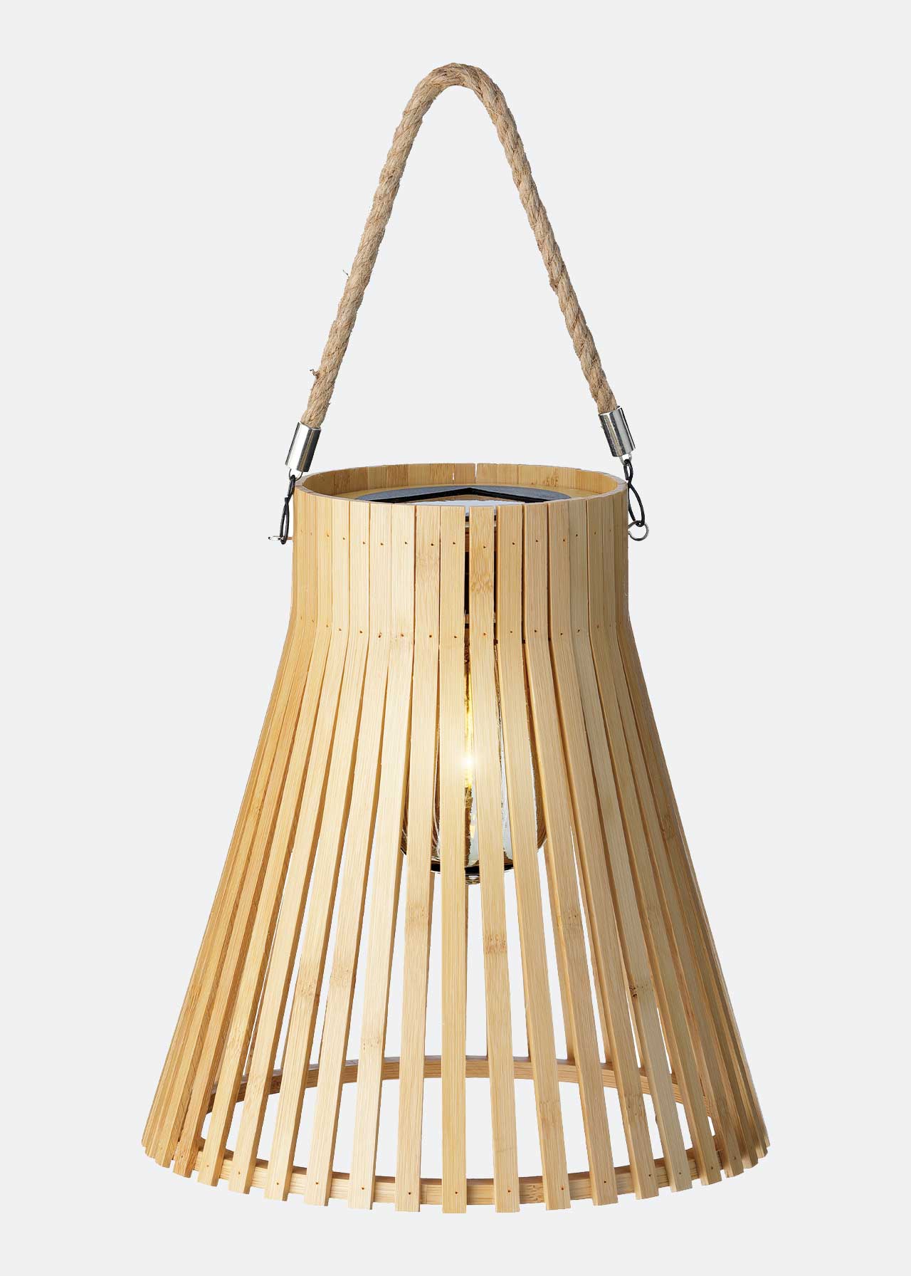 Solar Bamboo Lantern Dobbies Garden Centres