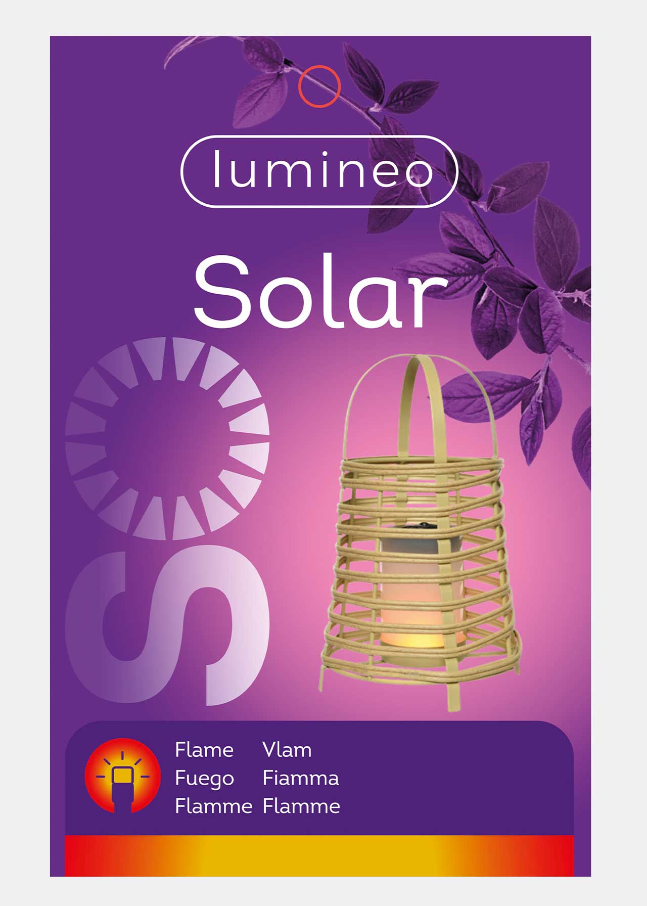 Solar Wicker Flame Effect Lantern Dobbies Garden Centres