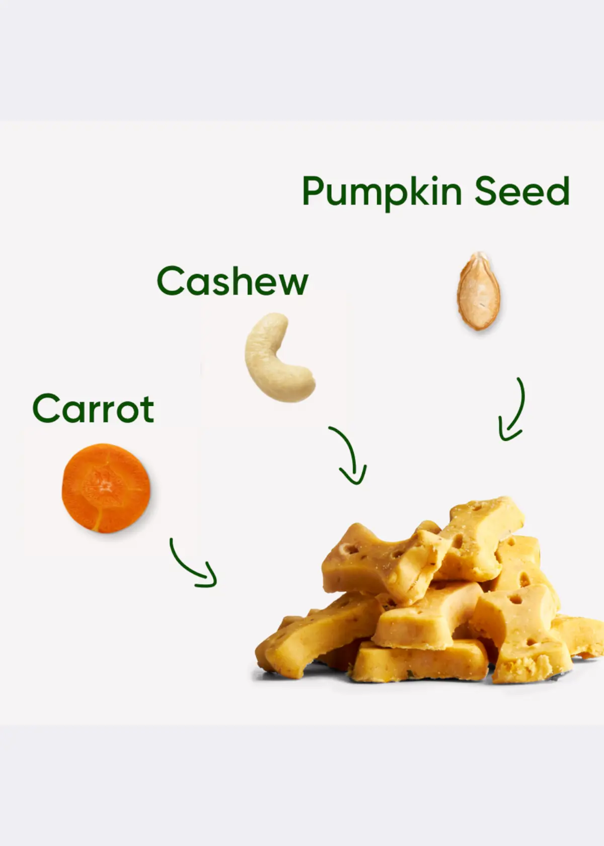 A photo of Beco Cashew Dog Treats70g