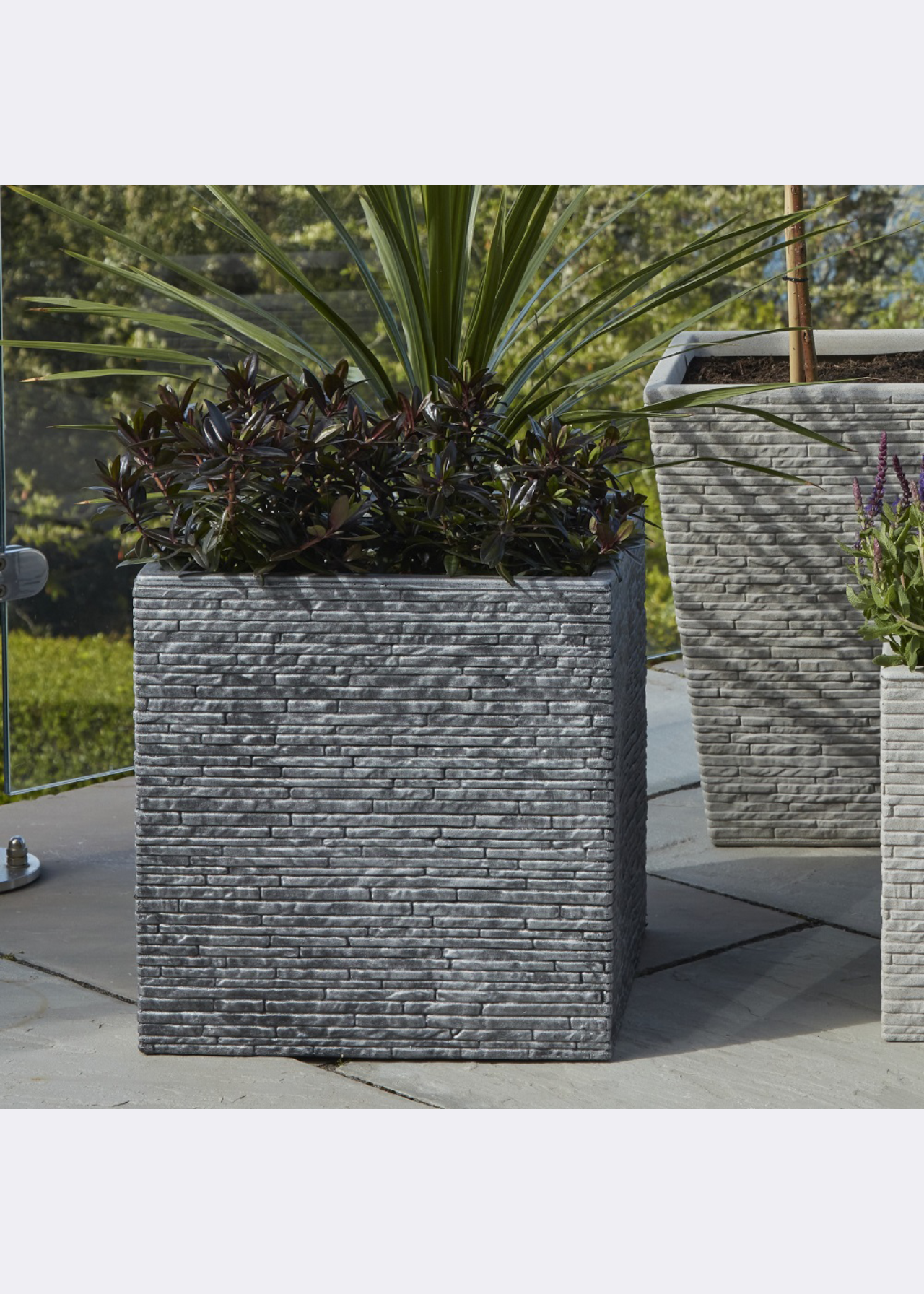 Slate Planter Square 38cm