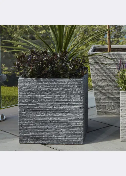 A photo of Slate Planter Square 38cm