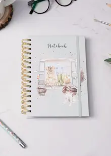 Paws for Picnic A5 Spiral Notebook