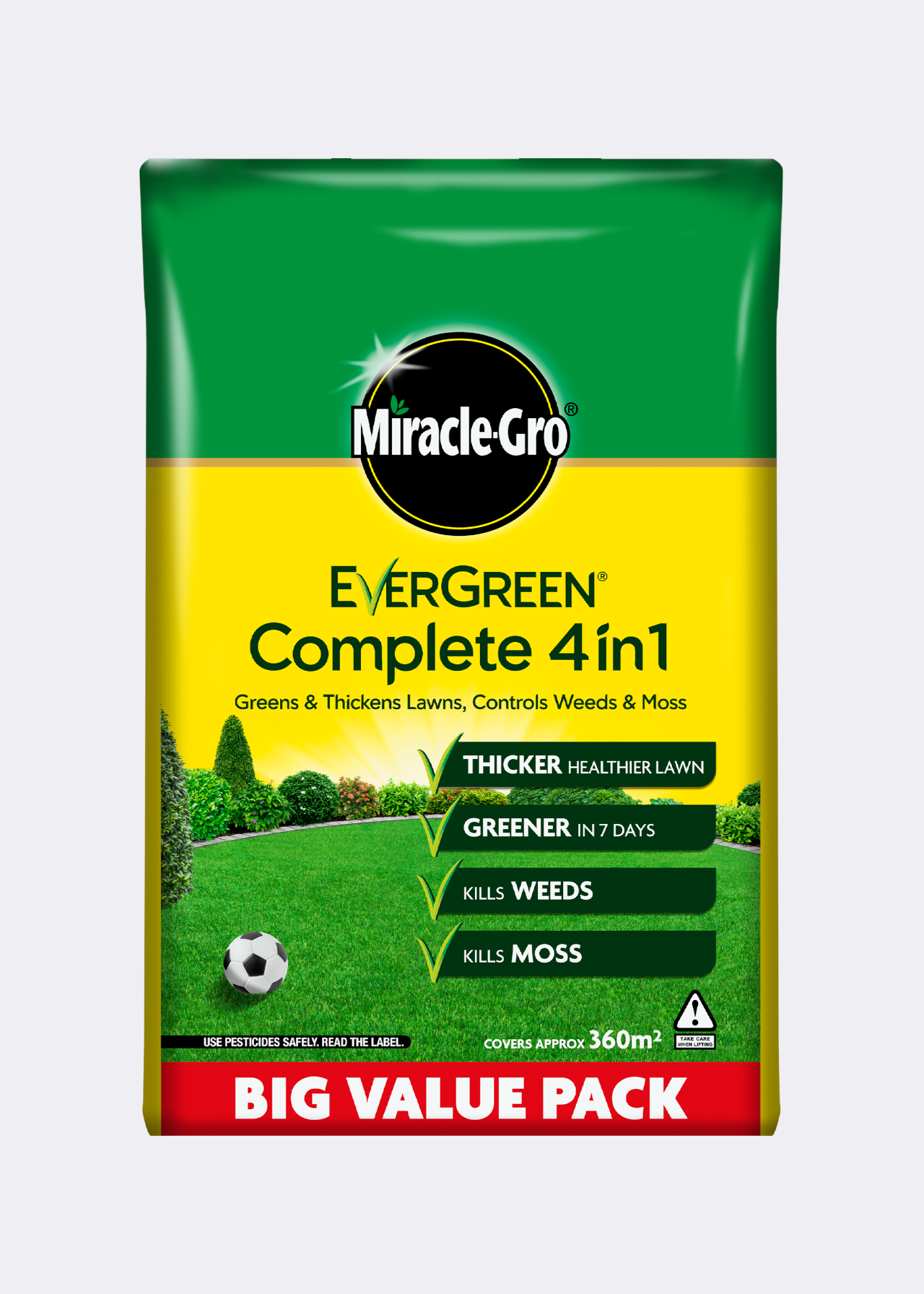 Miracle-Gro Complete 4-in-1 Treatment Bag 360sqm