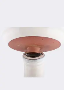 Fallen Fruits Ceramic Cream Bird Bath On Ped