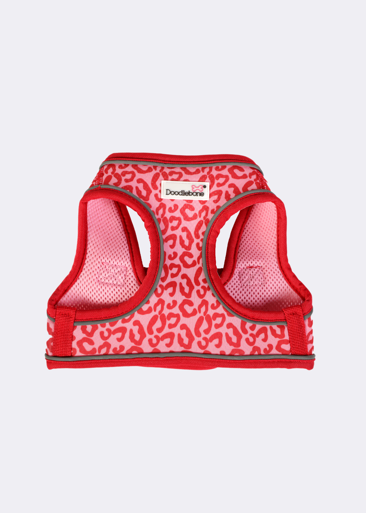 Doodlebone Snappy Harness Ruby Leopard 1-2