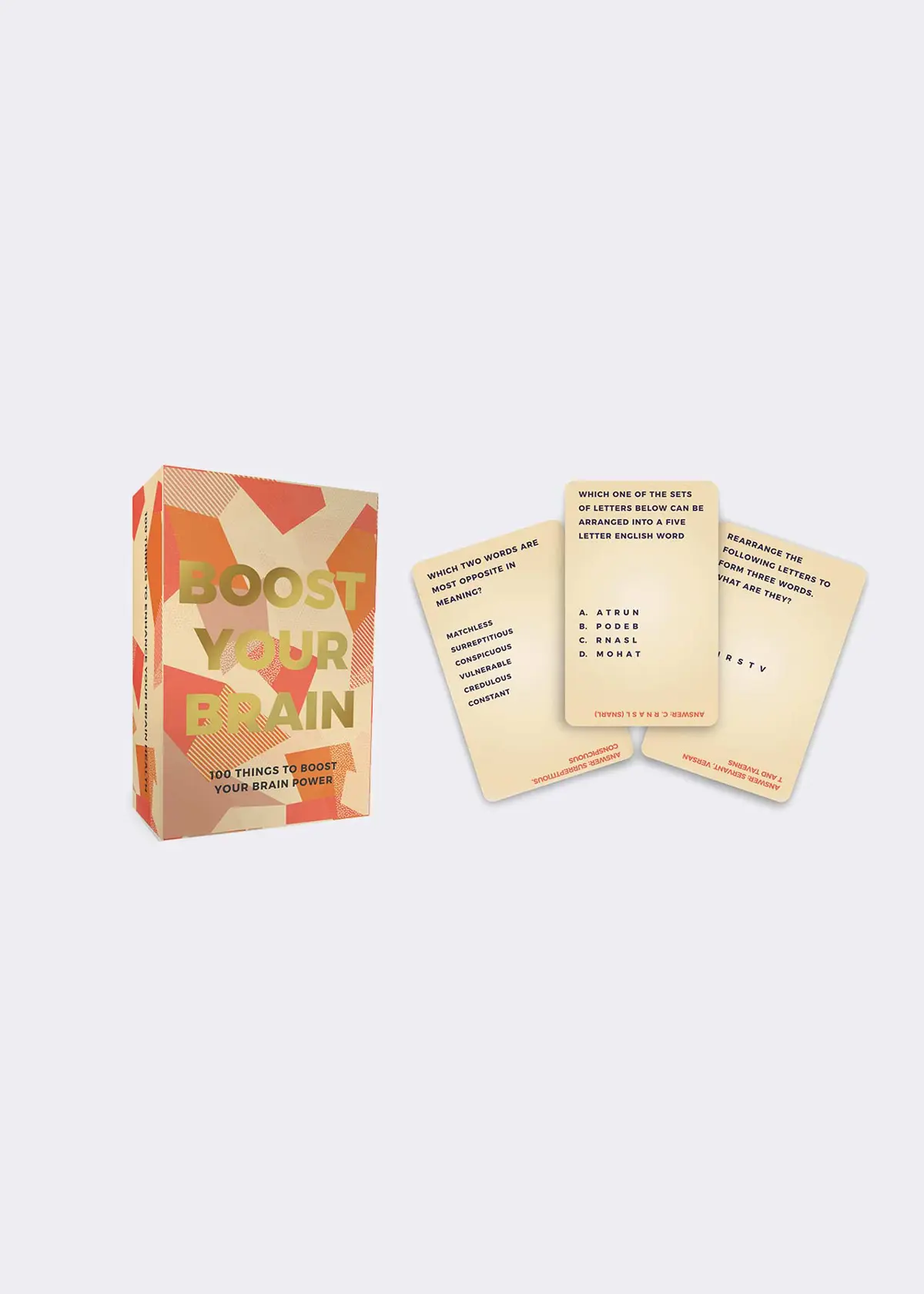 A photo of Boost Your Brain Cards