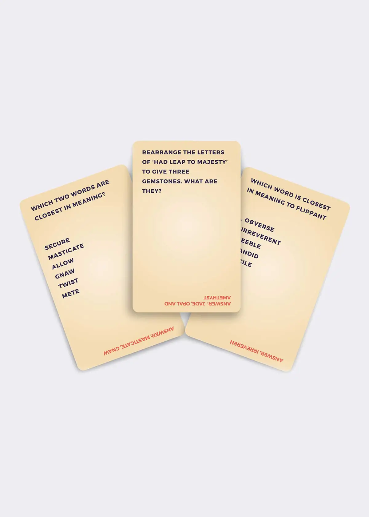 A photo of Boost Your Brain Cards