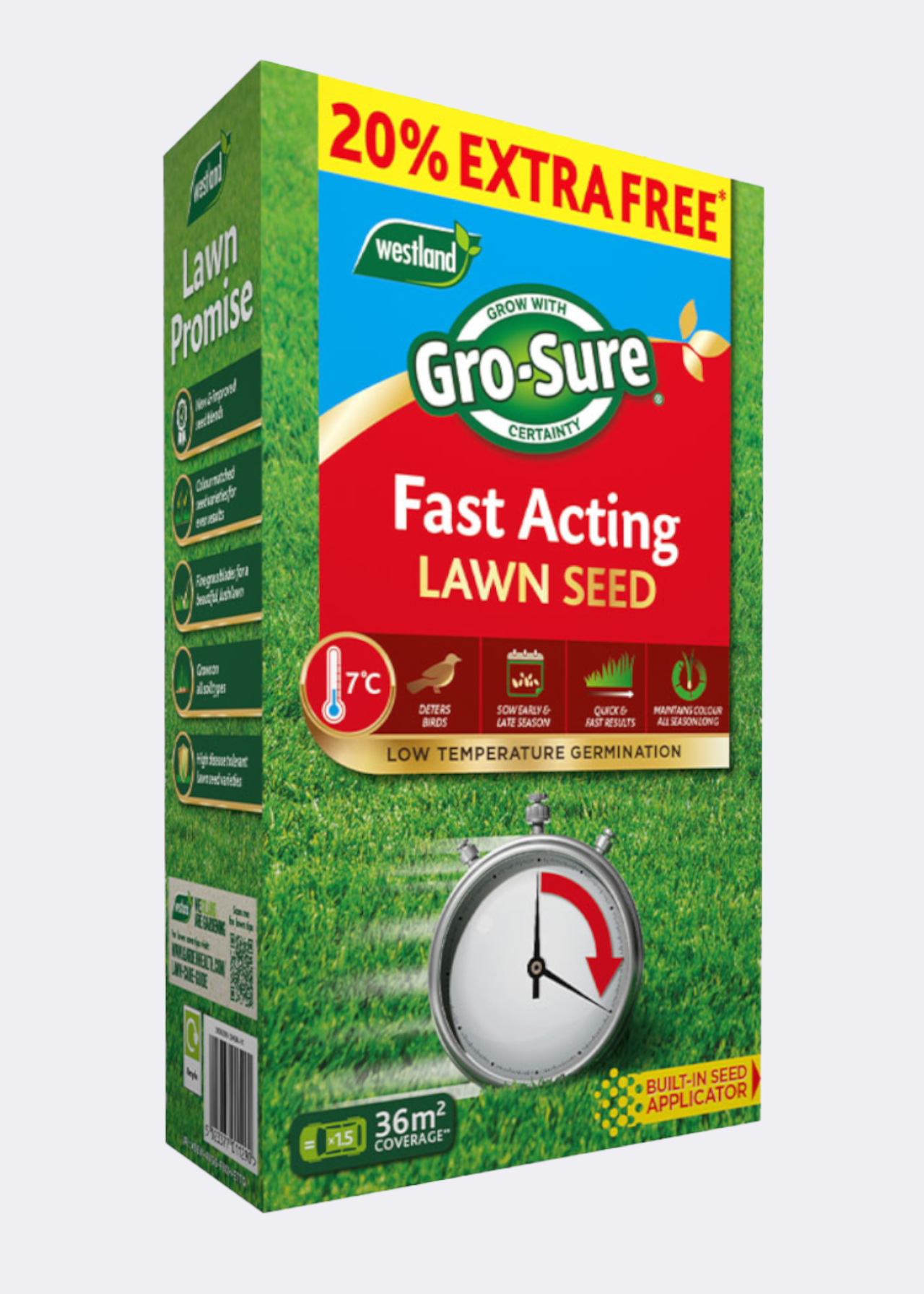 Gro-Sure fast acting lawn seed 36m2