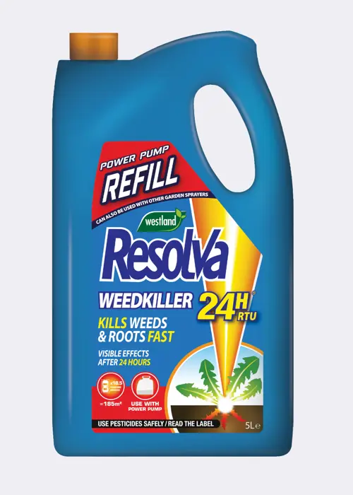 A photo of Resolva Ready-To-Use 24 Hour Weedkiller 5L Refill