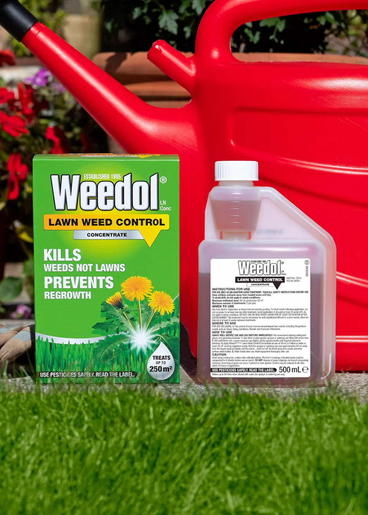 A photo of Weedol Lawn Concentrate Weed Killer 500ml