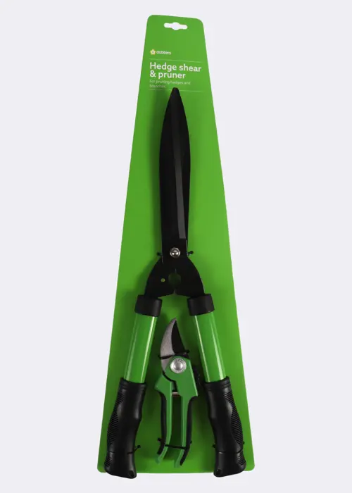 Dobbies Hedge Shear & Pruner Set