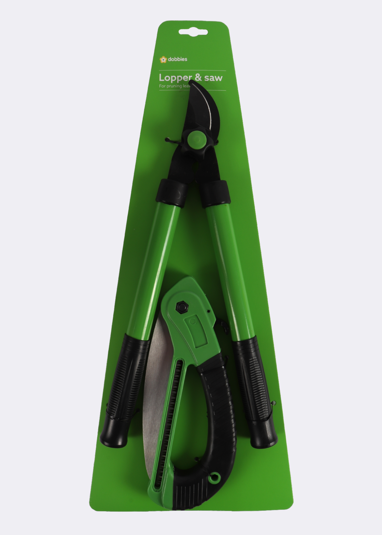 Dobbies pruning lopper with pruning saw set