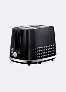 Tower Solitaire 2 Slice Toaster Black