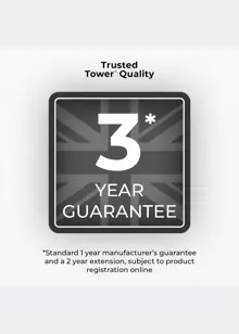 Tower Solitaire 2 Slice Toaster Black