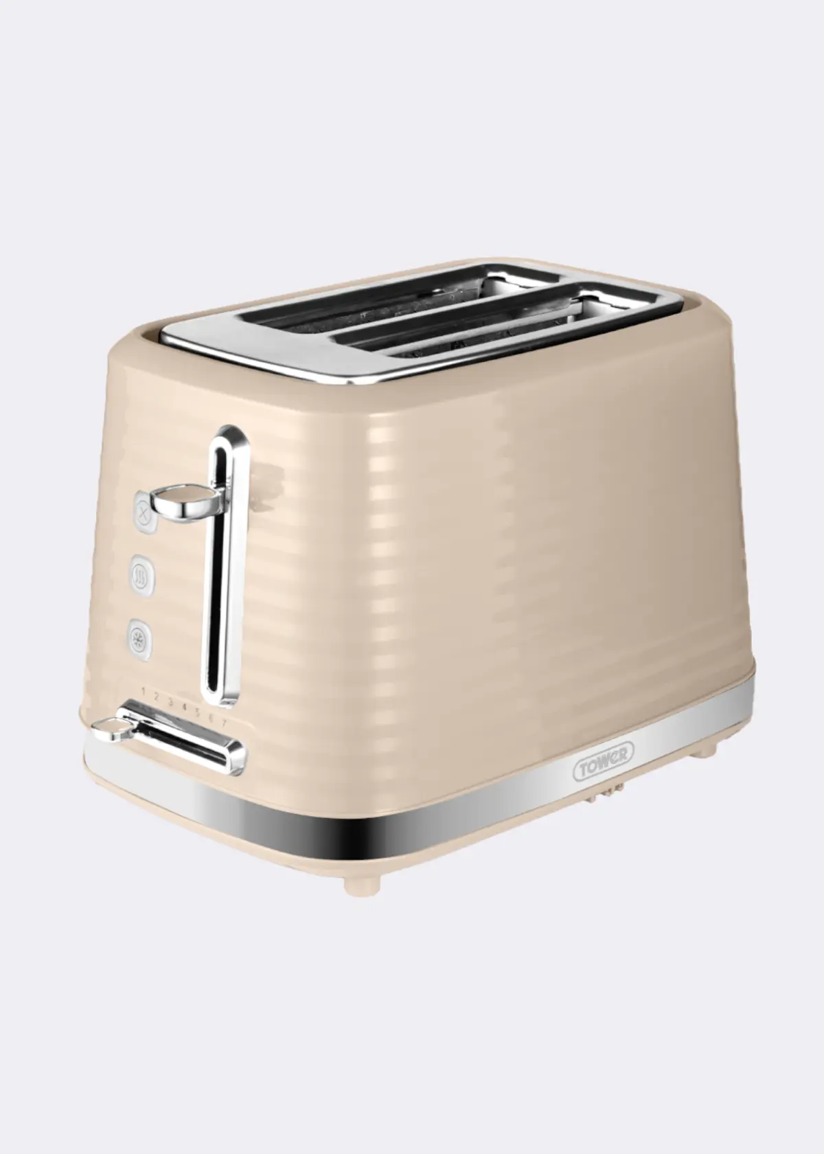 A photo of Tower Saturn 2-Slice Toaster Latte