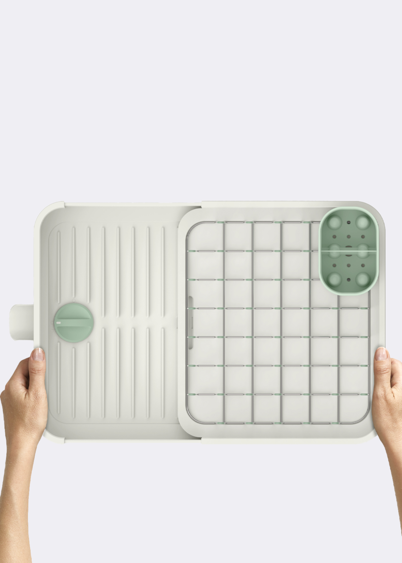 Extend Expandable Dish Rack Stone Grey