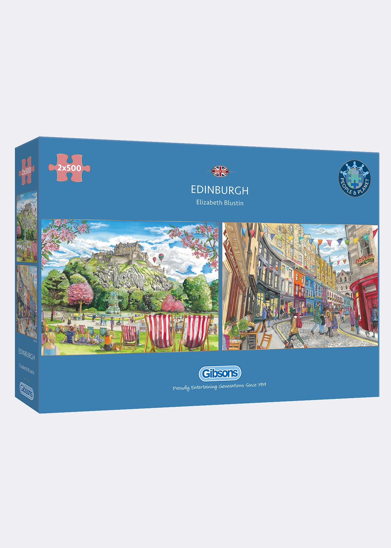 Edinburgh 500 Piece Jigsaws Pack Of 2 Dobbies Garden Centres