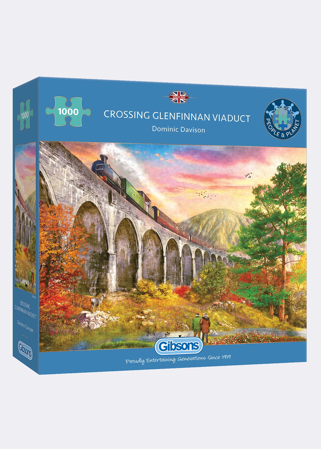 Crossing Glenfinnan Viaduct 1000 Piece Jigsaw | Dobbies Garden Centres