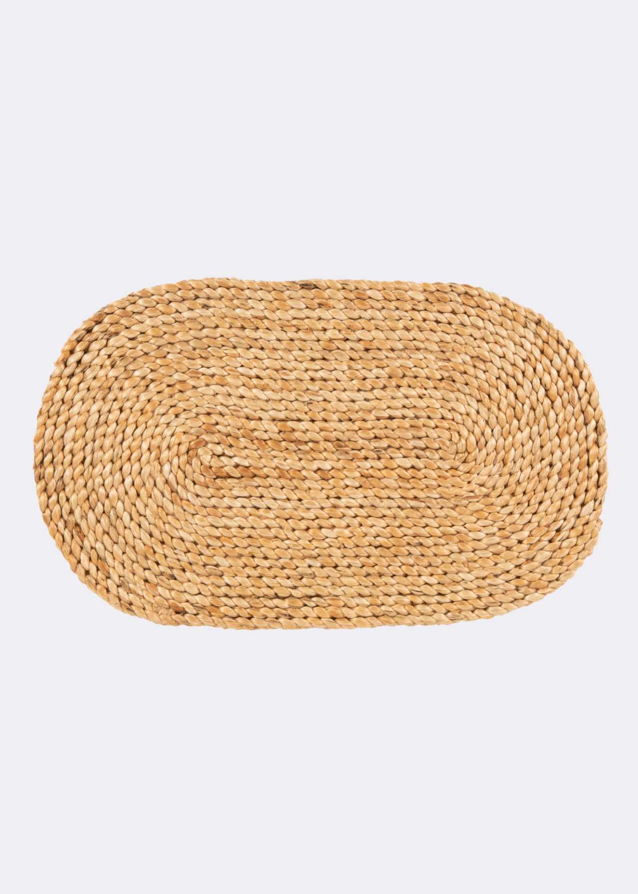 Oval Woven Jute Doormat 45x75cm