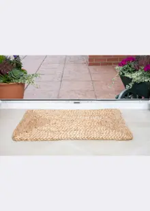 Rectangle Woven Jute Doormat 45x75cm