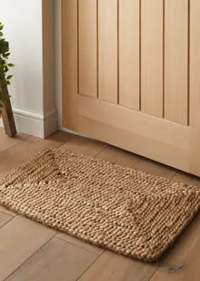 Rectangle Woven Jute Doormat 45x75cm