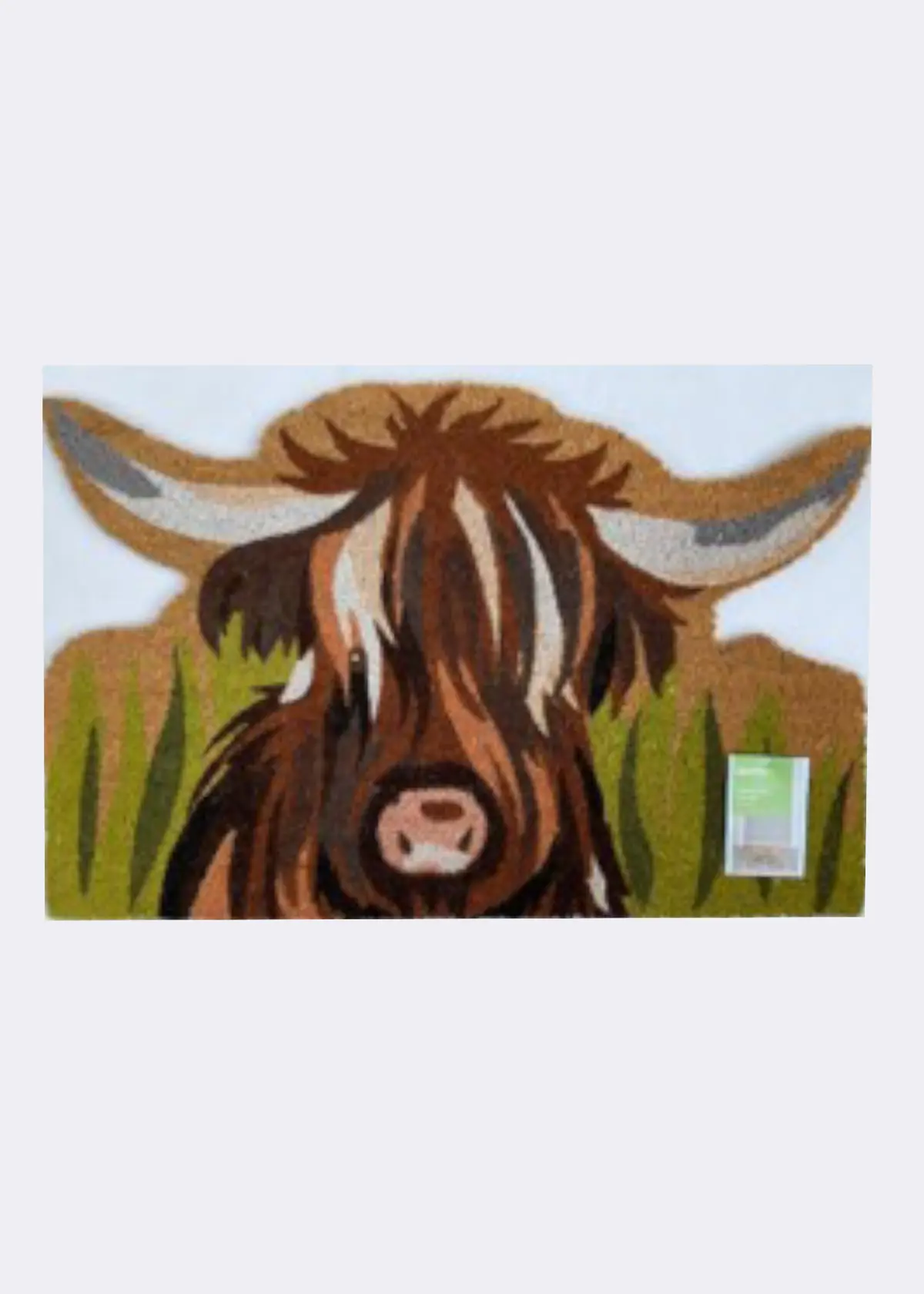 A photo of Highland Cow Doormat 45x75cm