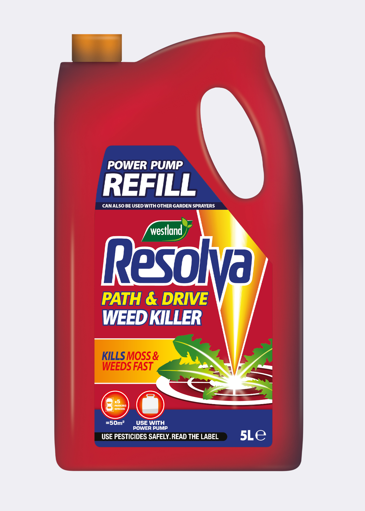 Resolva path & drive weedkiller 5L refill