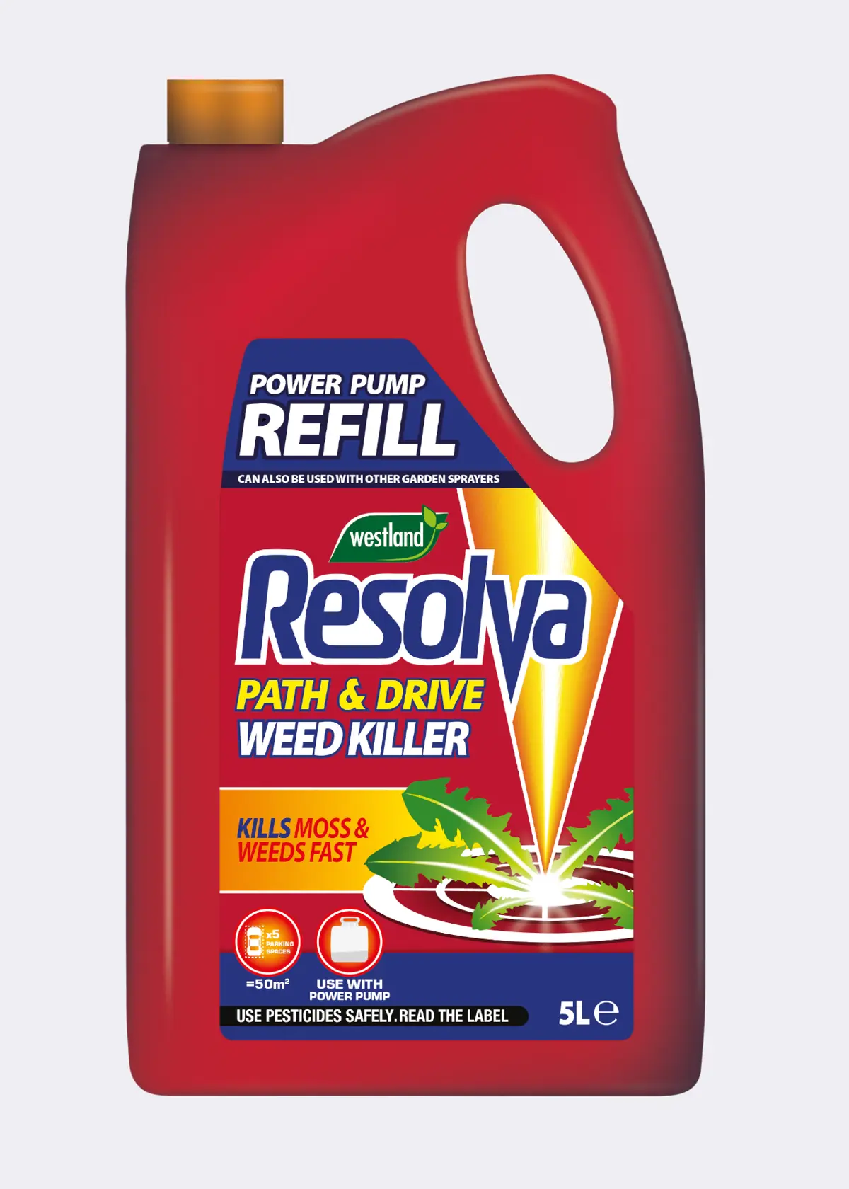 A photo of Resolva Path & Drive Weedkiller 5L Refill
