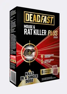 Deadfast Mouse & Rat Killer Plus 6 Grain Bait 150g