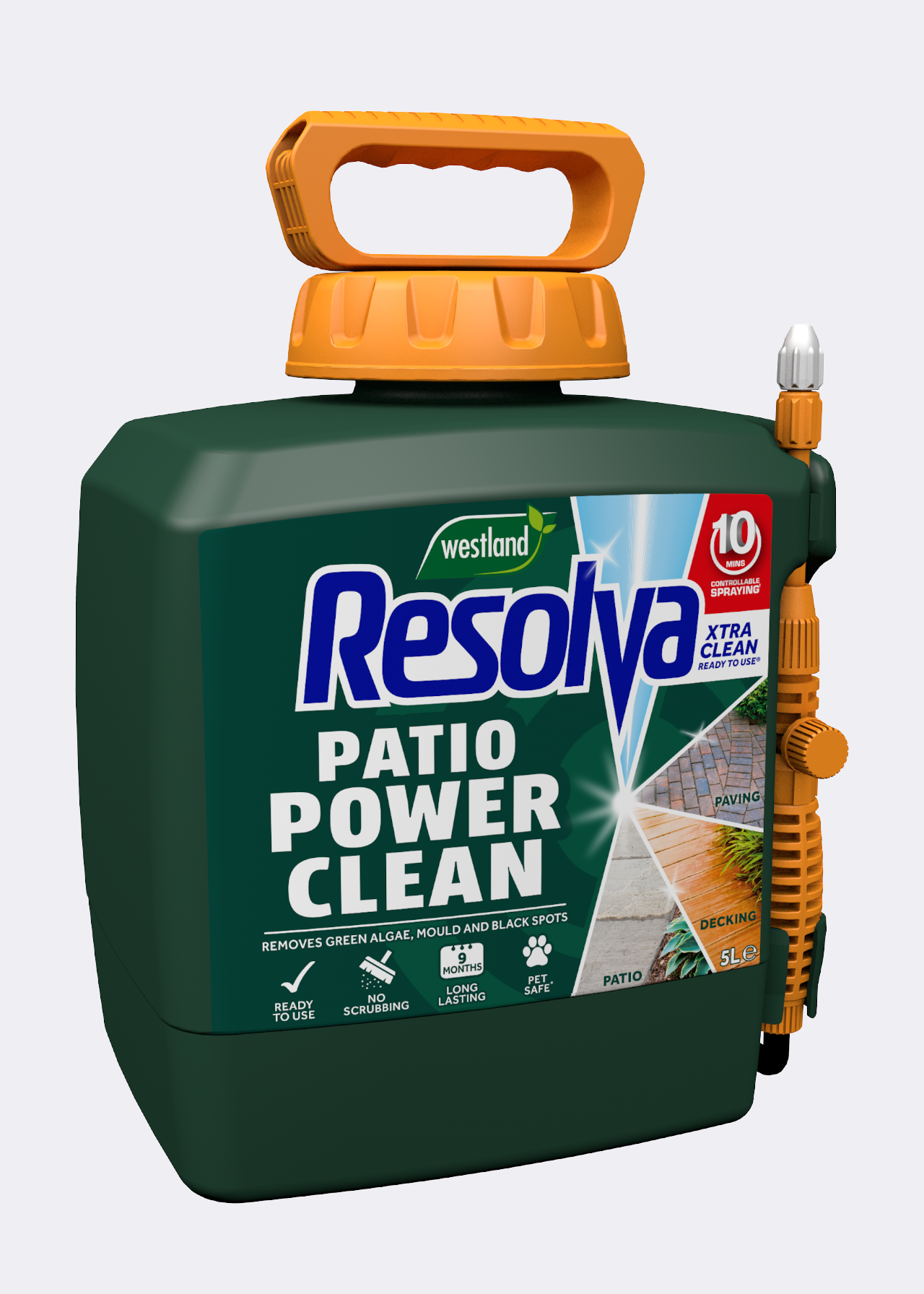 Resolva ready-to-use cleaner 5L power pump