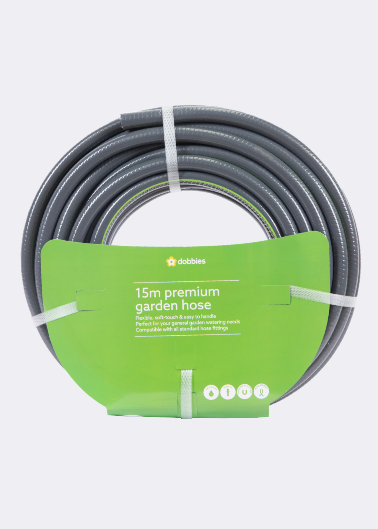 Dobbies premium 15m garden hose