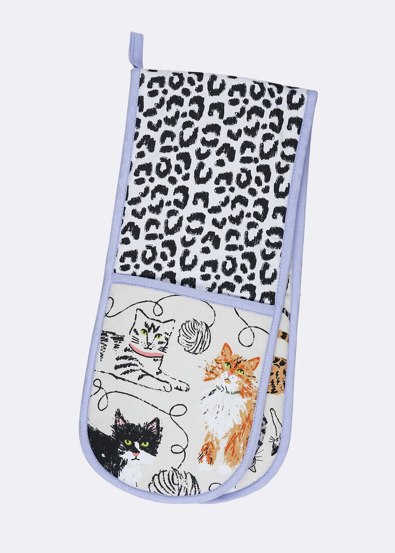 Feline Friends Cotton Double Oven Glove