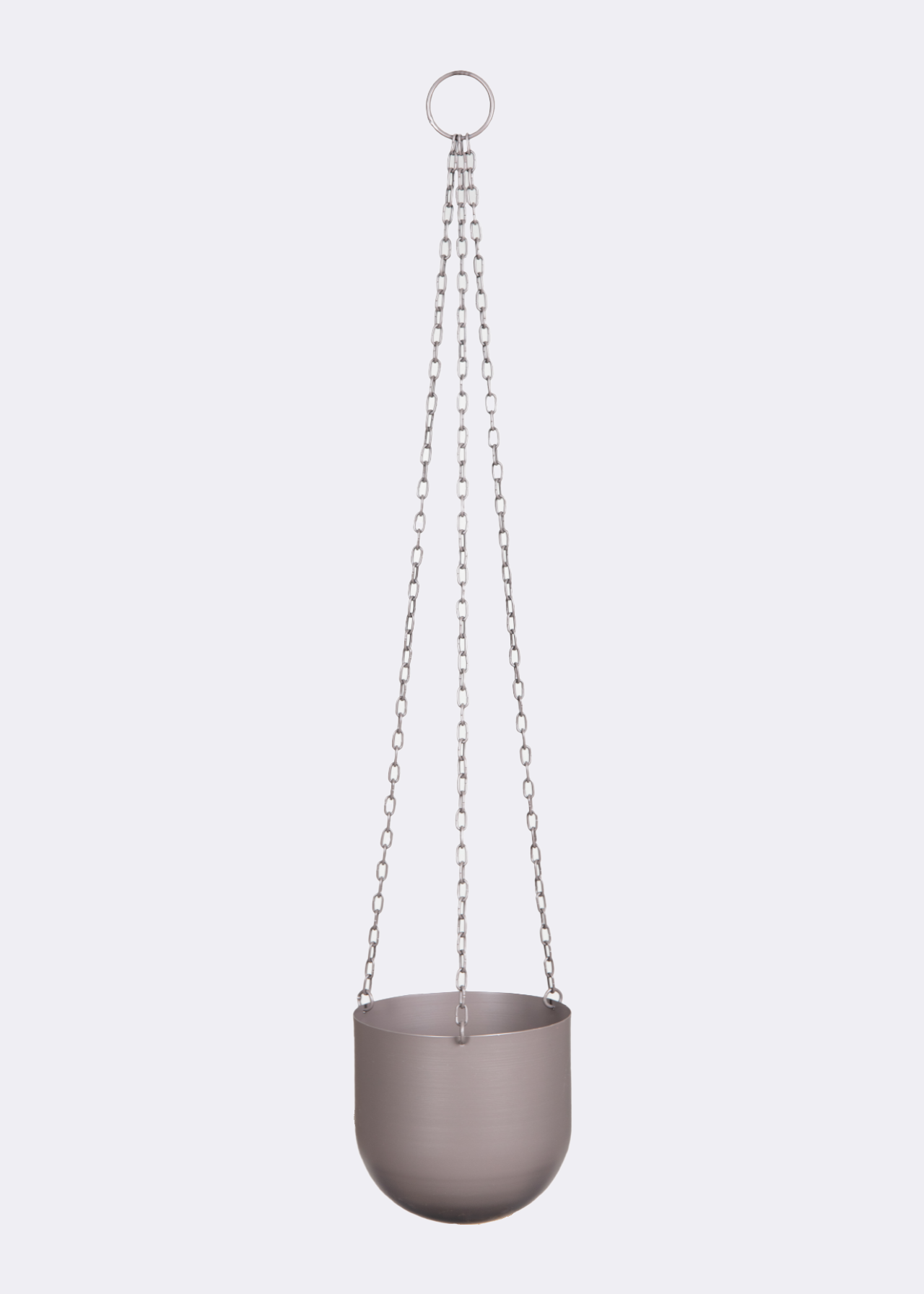 Metal Hanging Pot 16.5cm Grey