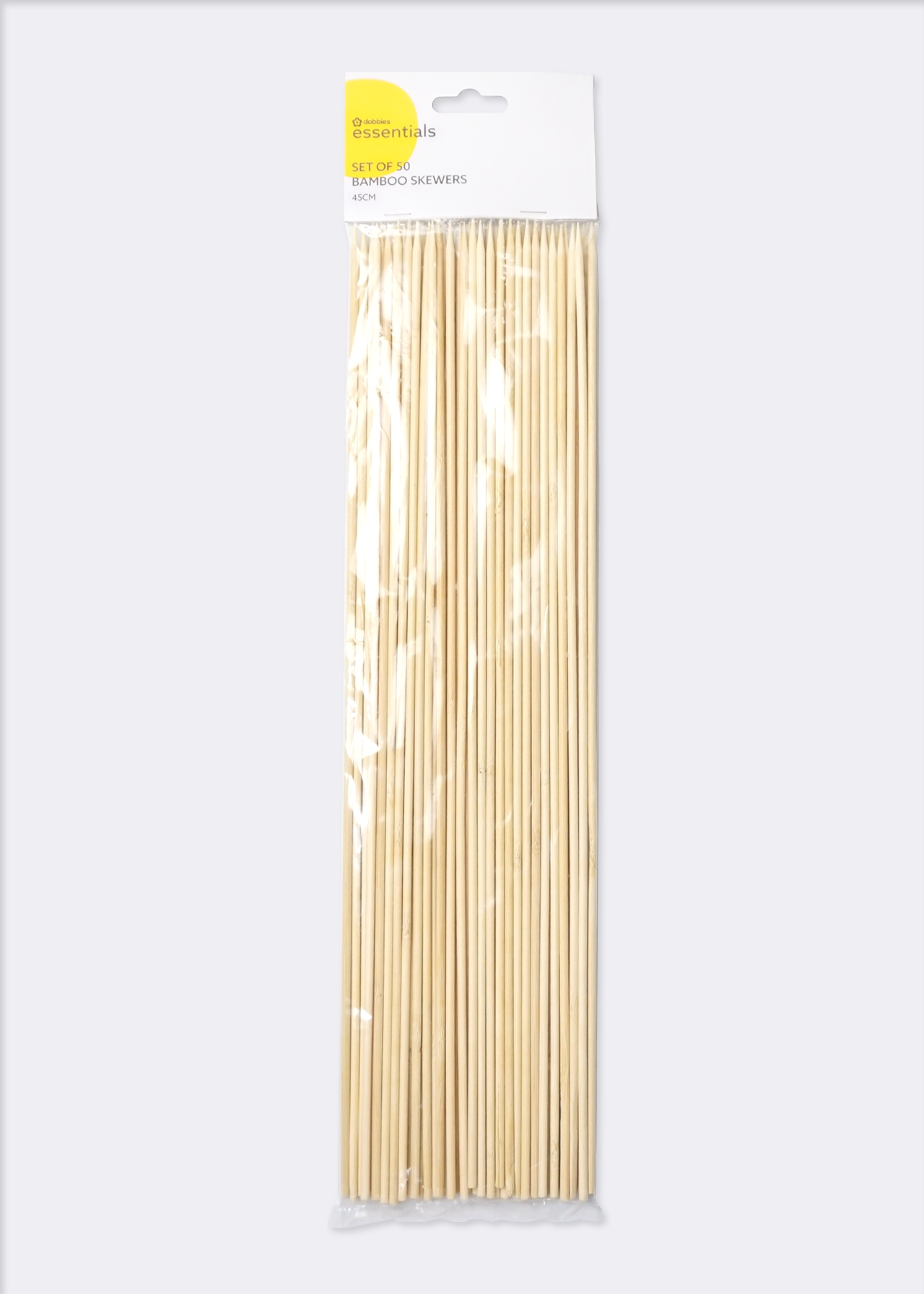 Pack of 50 Bamboo Skewers 45cm