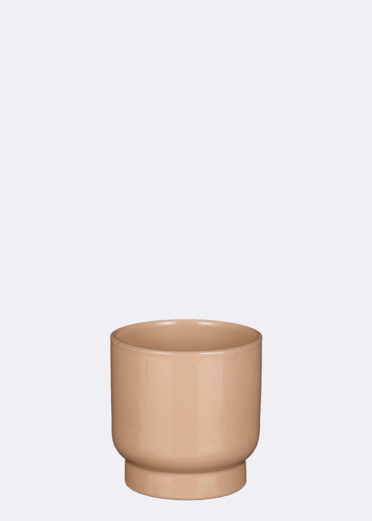 Thiago Pot Round Taupe 15cm