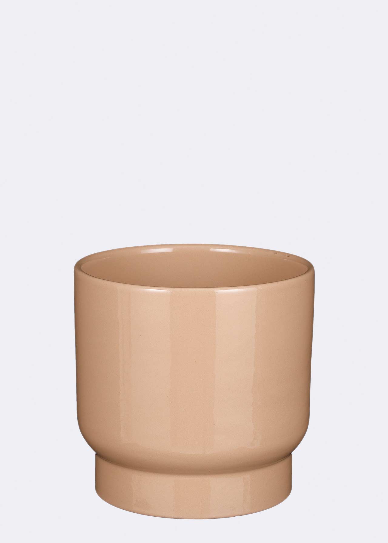 Thiago Pot Round Taupe 22cm