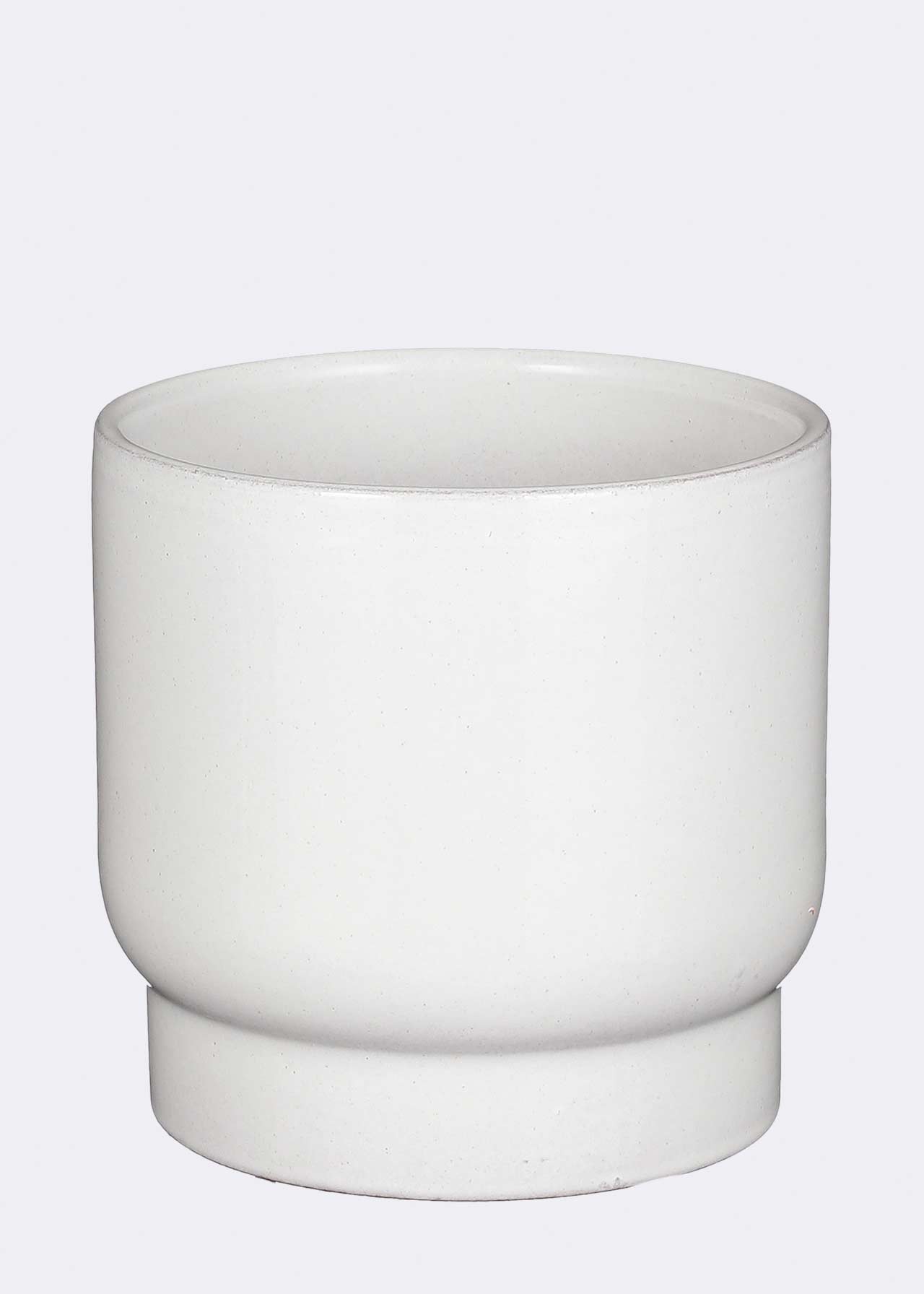 Thiago Pot Round Off White 17cm