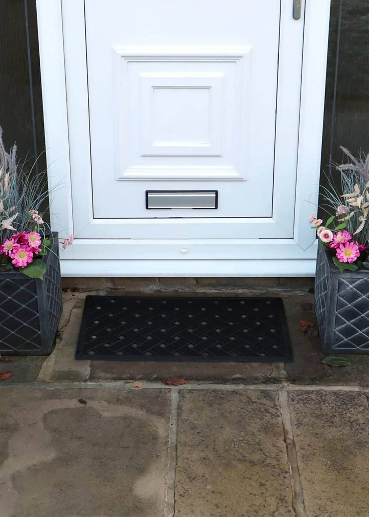 A photo of Lattice Rubber Door Mat 40x70cm
