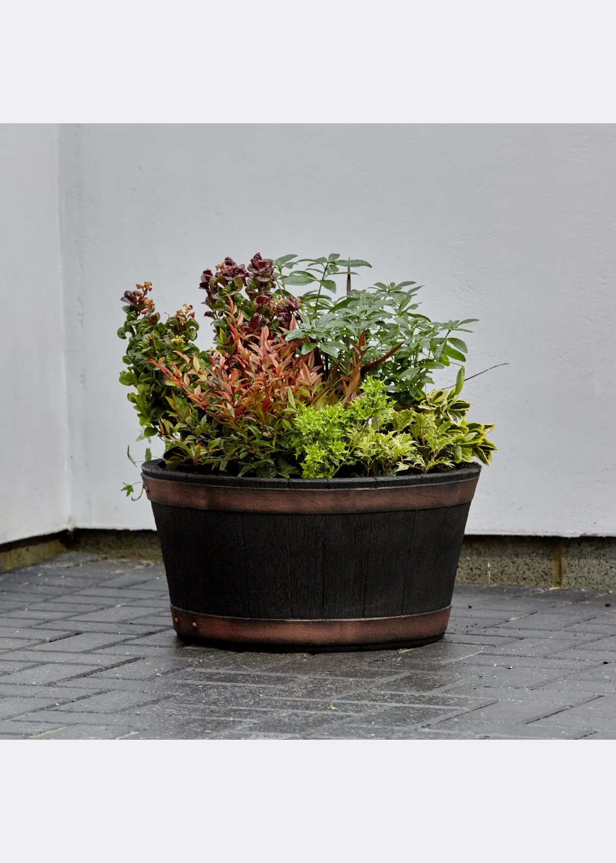 Oakwood Barrel Planter 50cm