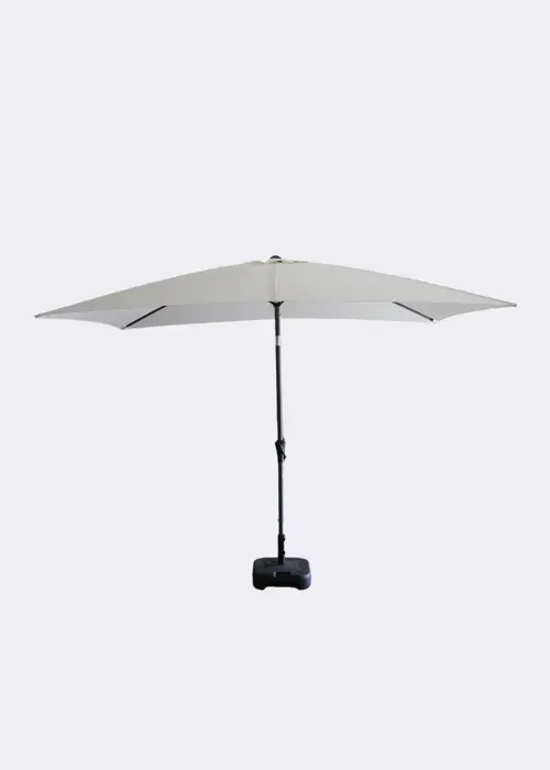 3m Natural Rectangle Parasol