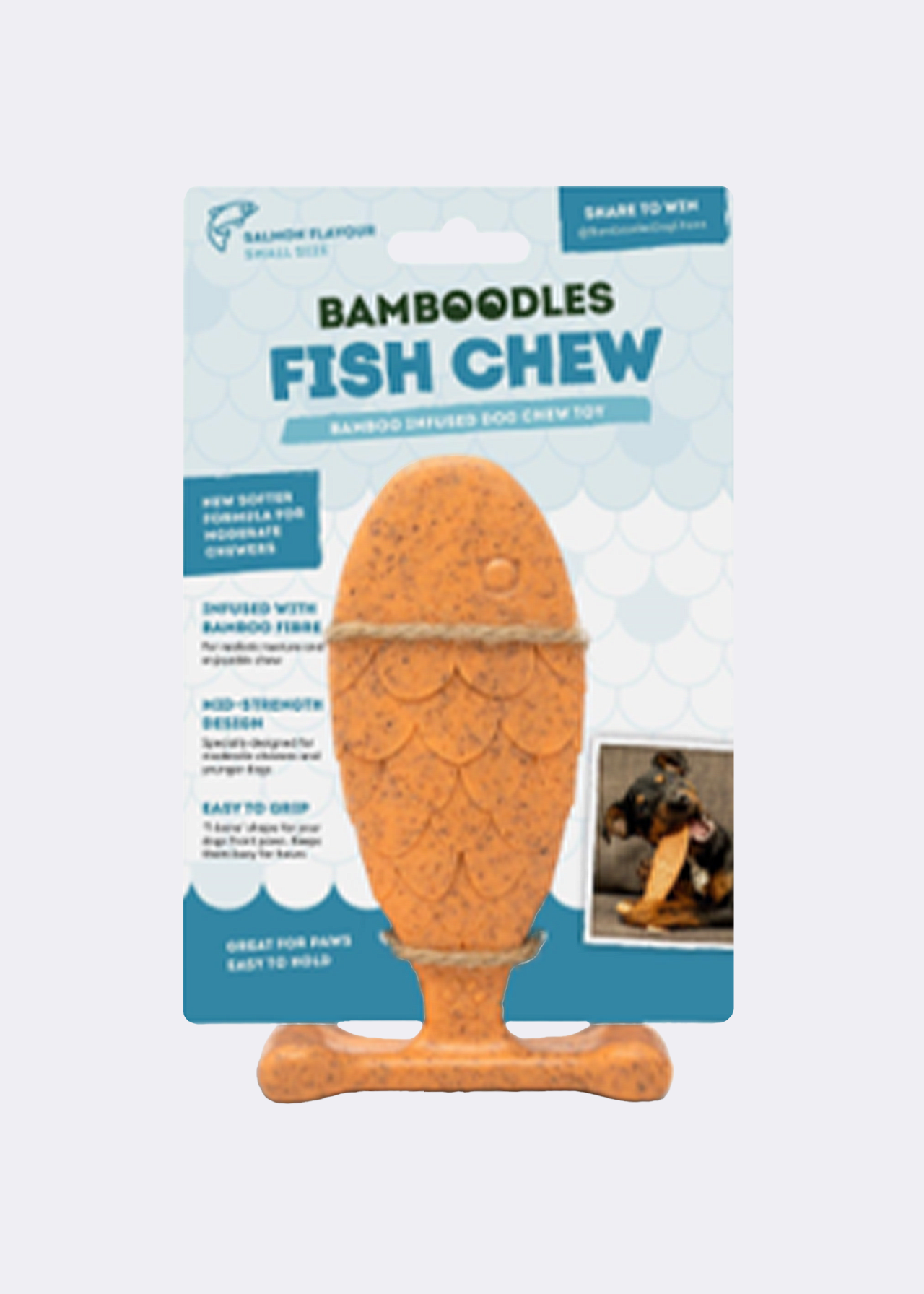 Bamboodles Fish Dog Chew Small