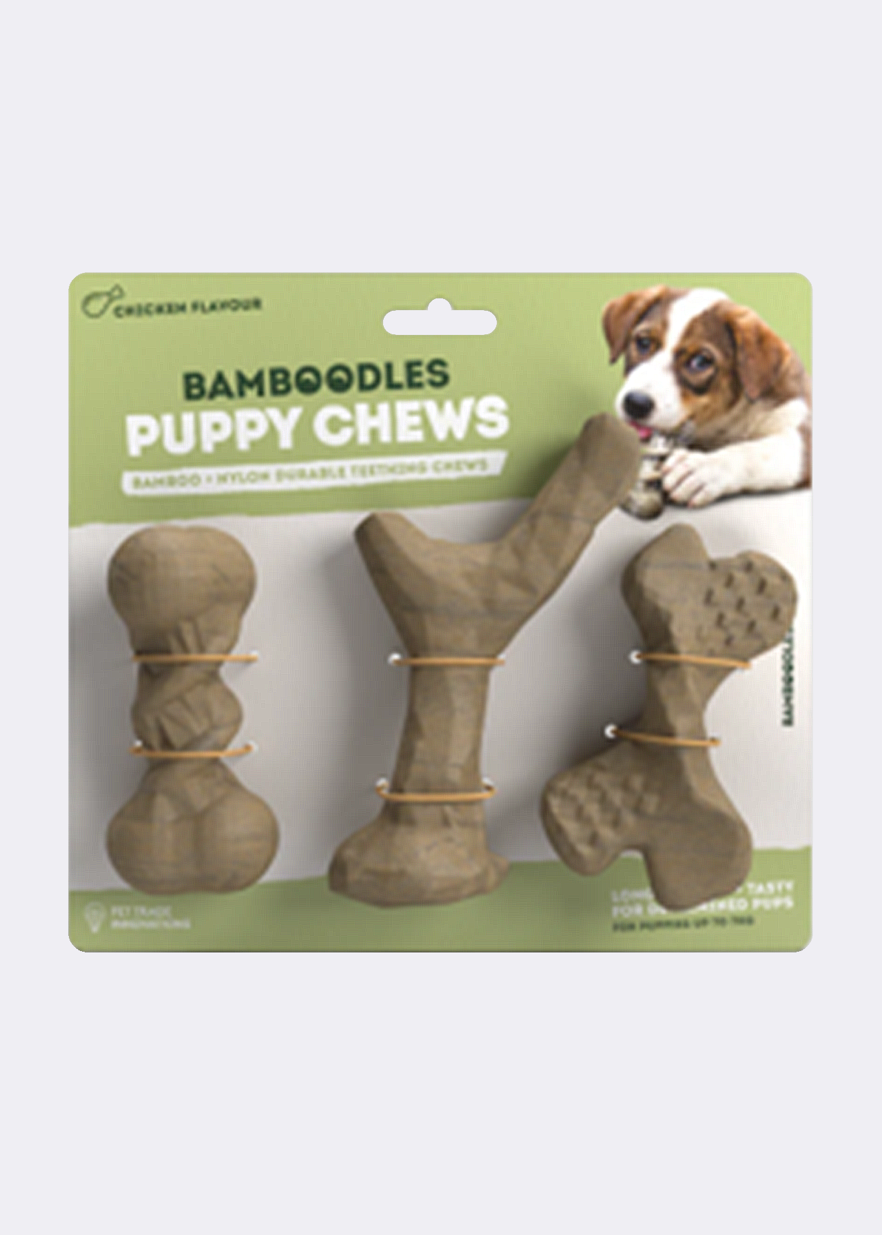 Pack of 3 Bamboodles Puppy Chews