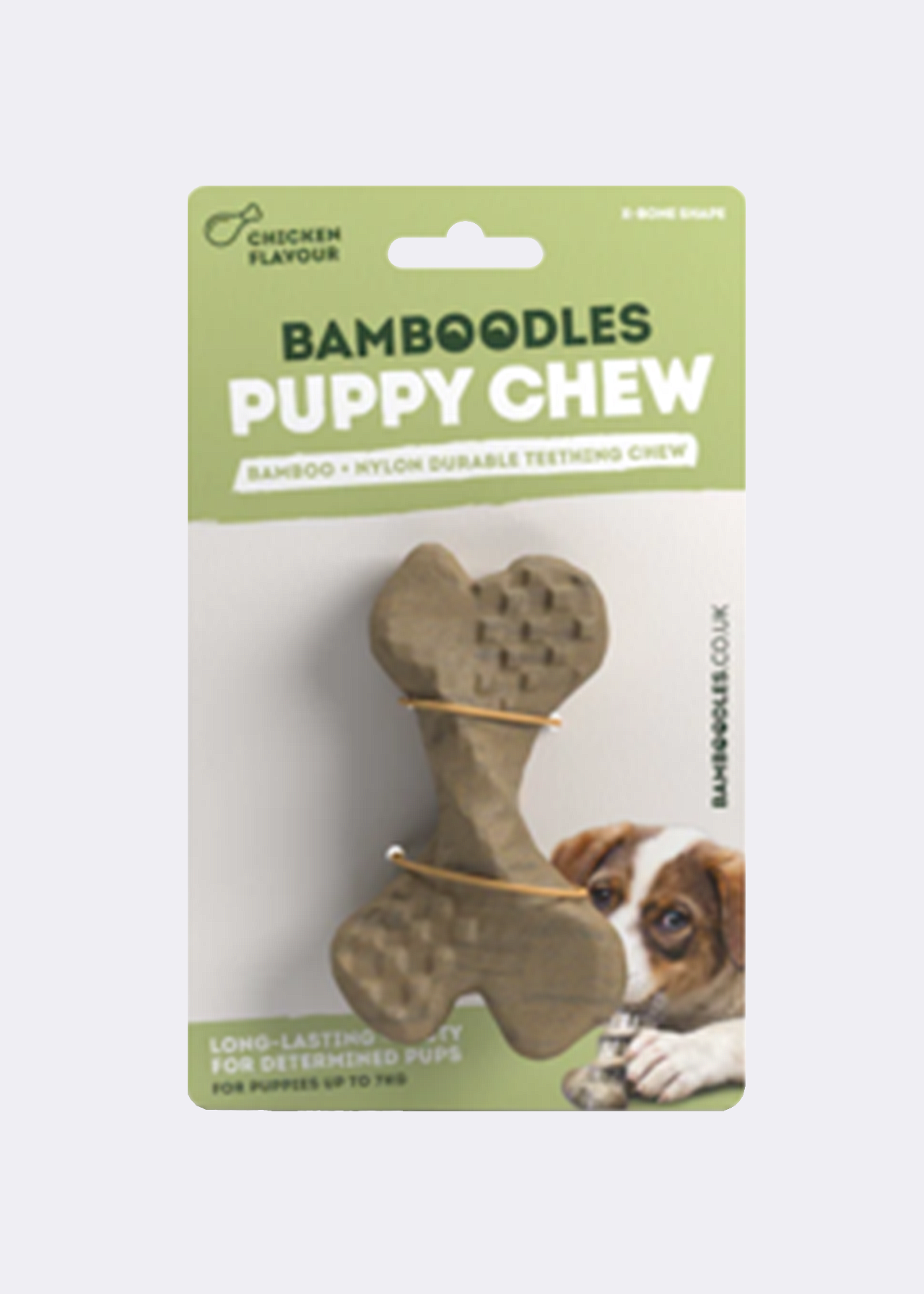 Bamboodles Puppy X Bone Chicken Flavour Chew