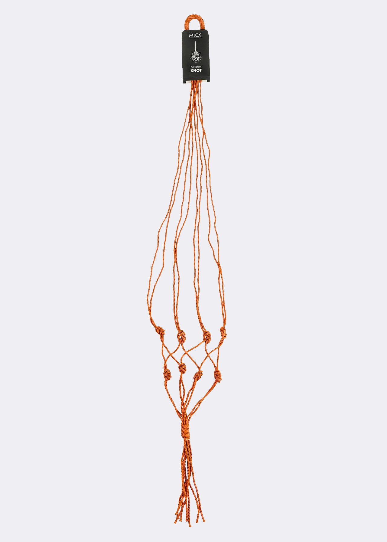 Macrame Hanging Pot Holder 15cm Peach