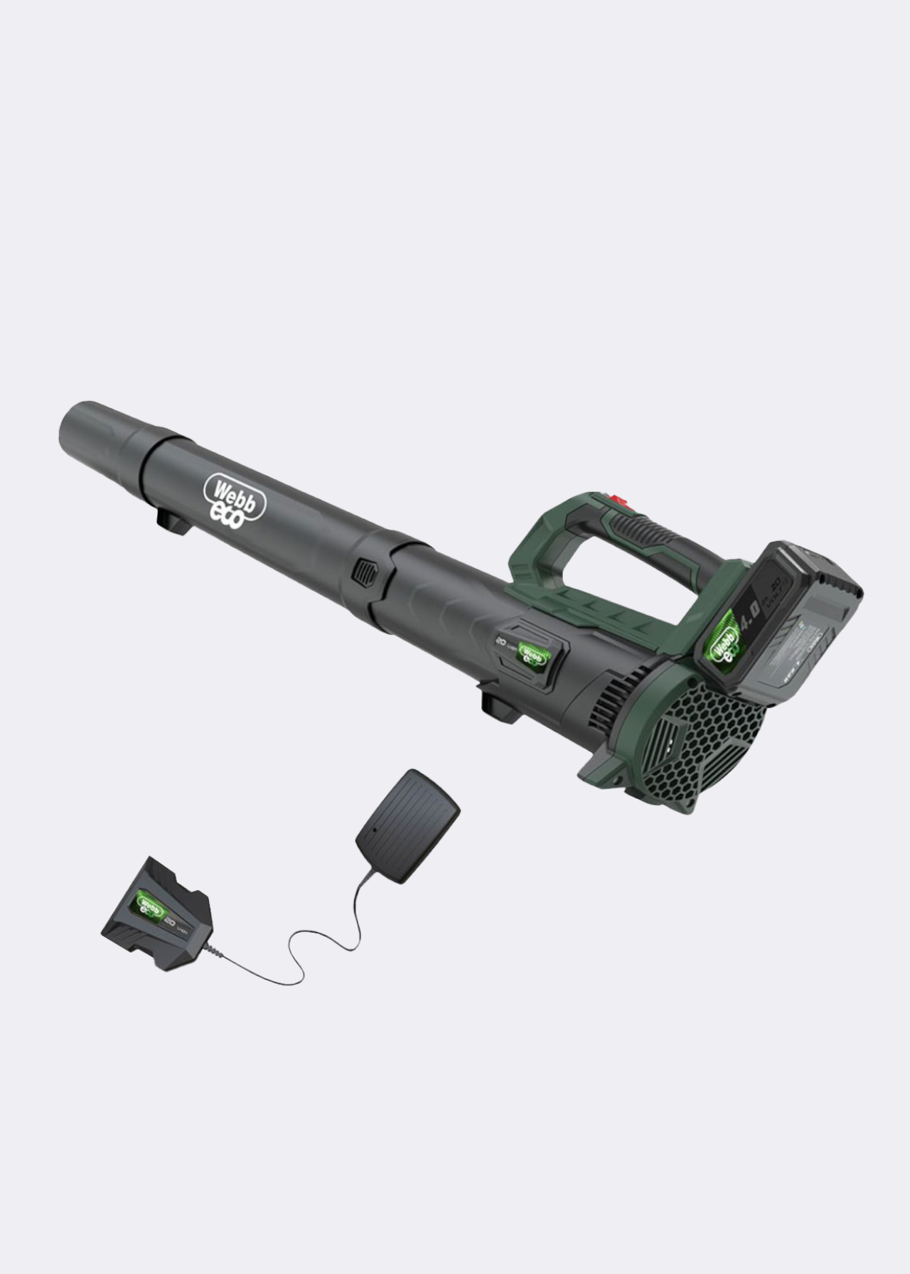Webb 20v Cordless Axial Blower With Battery & Charger