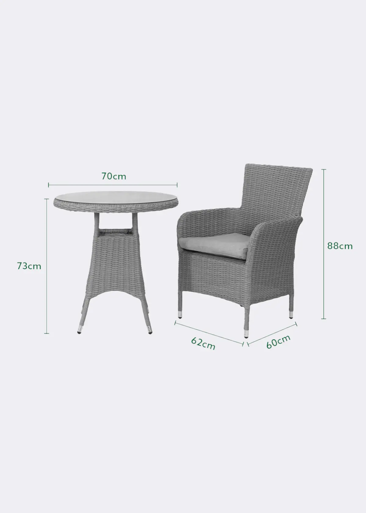 Malmo Outdoor Bistro Set