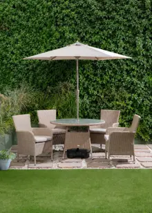 Malmo 4 Seat Outdoor Dining Set