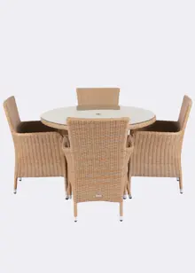 Malmo 4 Seat Outdoor Dining Set