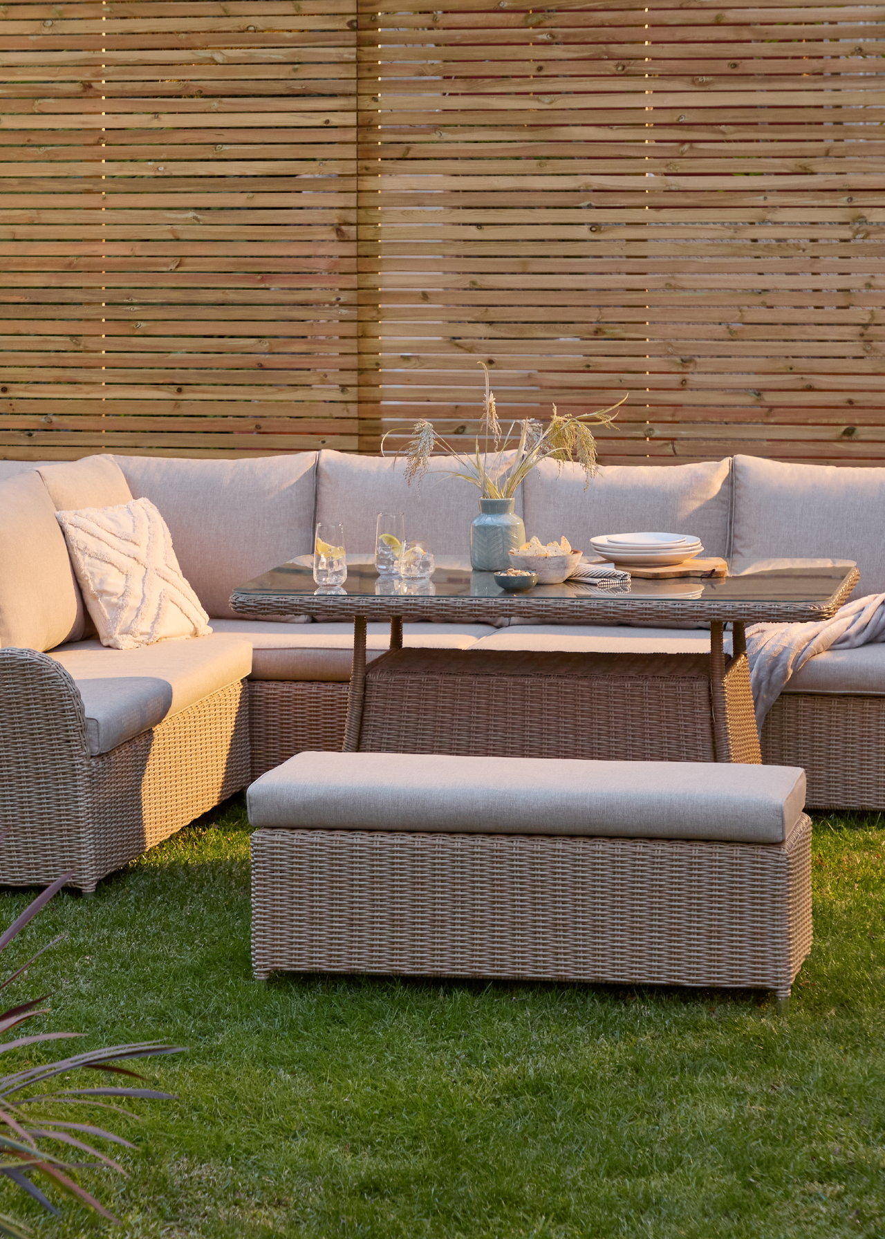 Malmo Retangular Garden Sofa Set