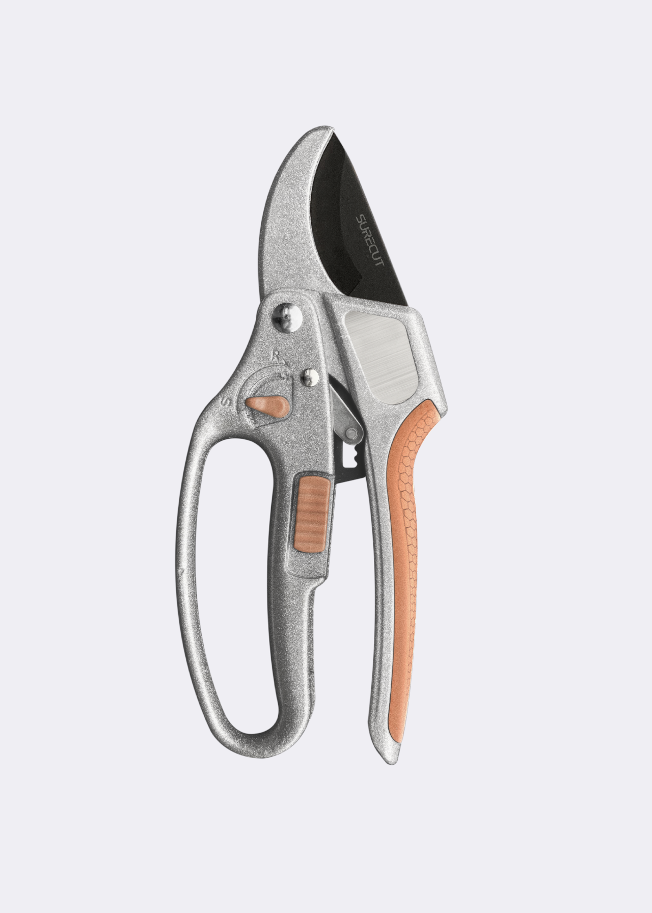 Kent & Stowe Surecut Hardwood Anvil Ratchet Secateurs